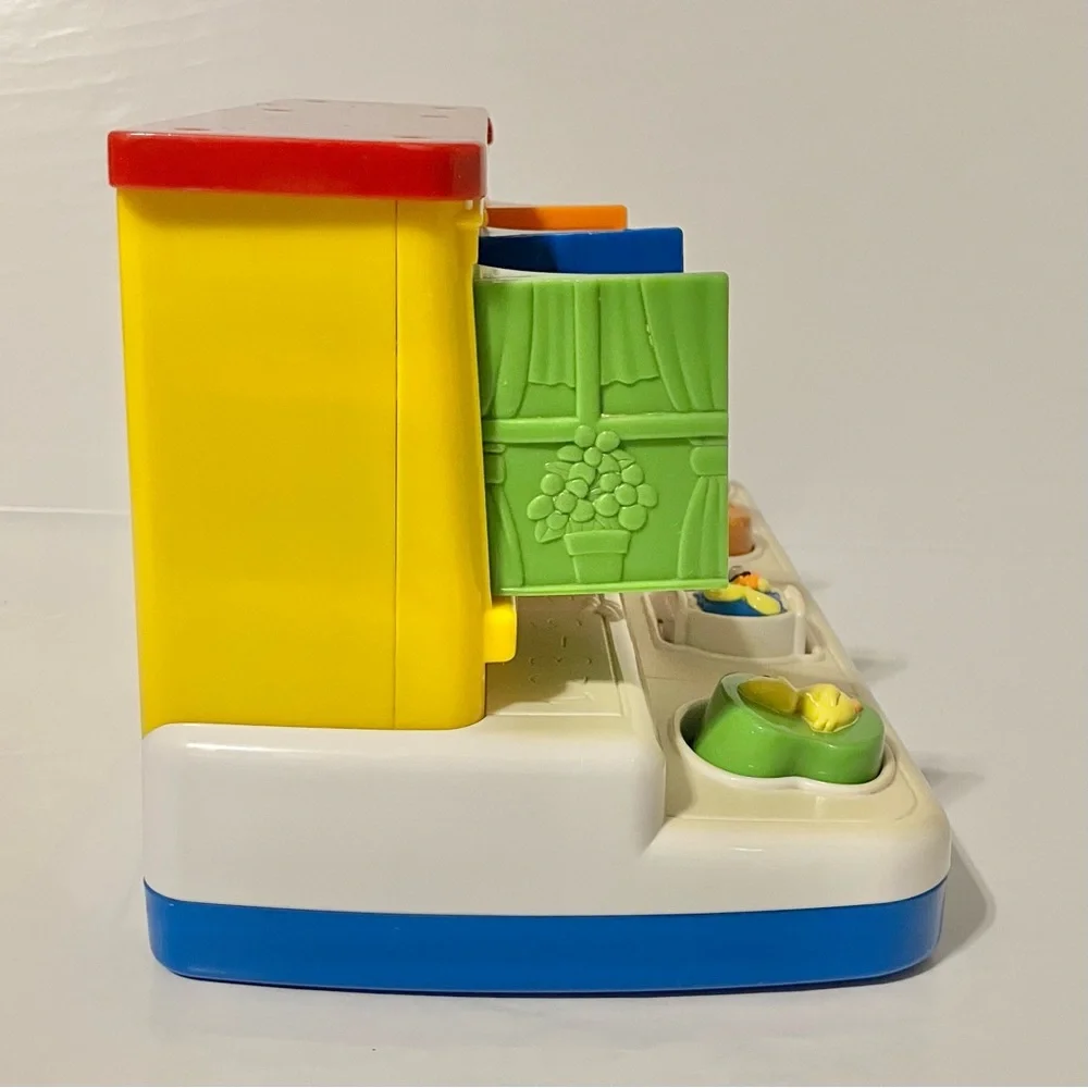 VTG Sesame Street Workshop Pop Up Poppin' Pals Musical Singing Toy Mattel *WORKS